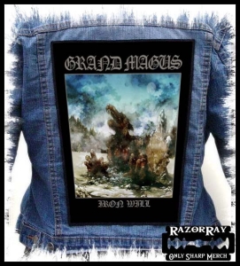 GRAND MAGUS - Iron Will -- Backpatch