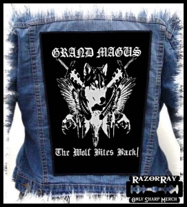 GRAND MAGUS - The Wolf Bites Back -- Backpatch