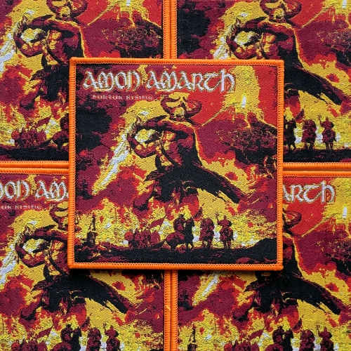 AMON AMARTH - Surtur Rising [orange] -- Woven Patch.jpg