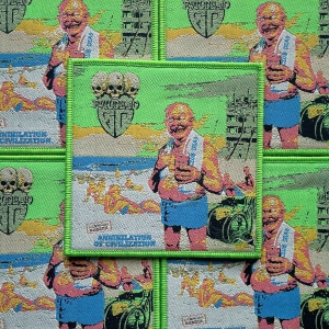 EVIL DEAD - Annihilation of Civilization [green] -- Woven Patch