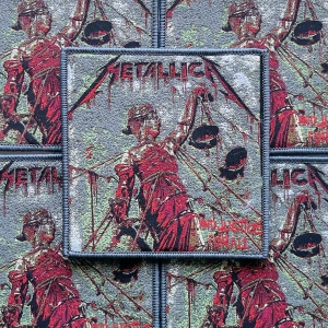 METALLICA - And Justice for All [grey] -- Woven Patch