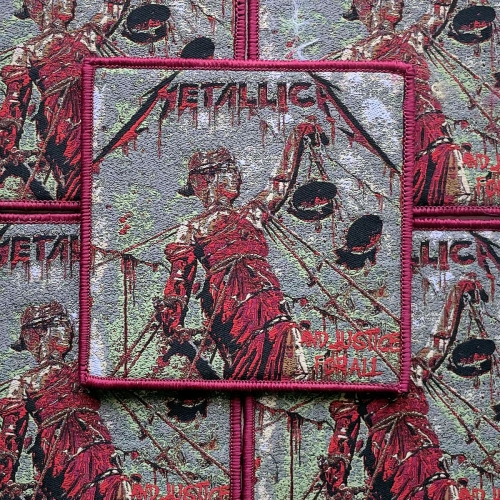METALLICA - And Justice for All [maroon] -- Woven Patch.jpg