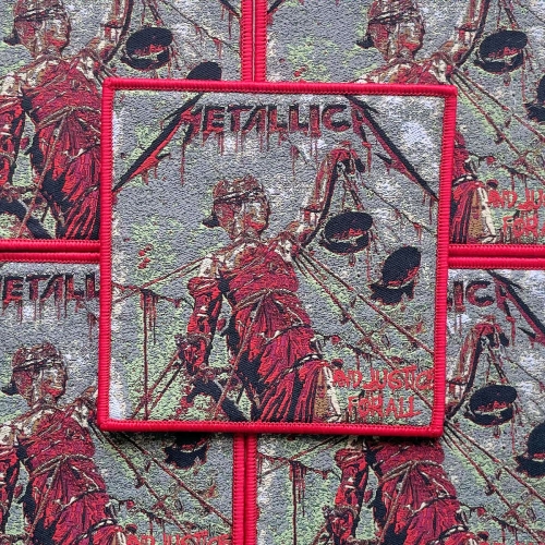 METALLICA - And Justice for All [red] -- Woven Patch.jpg