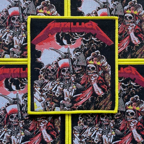METALLICA - The Four Horsemen [yellow] -- Woven Patch.jpg