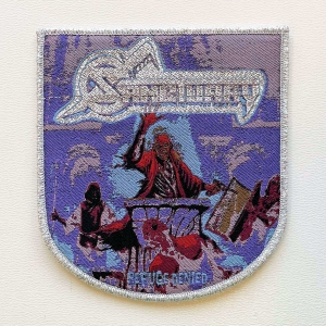 SANCTUARY - Refuge Denied [silver] -- Woven Patch
