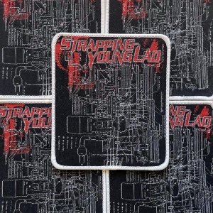 STRAPPING YOUNG LAD - City [white] -- Woven Patch