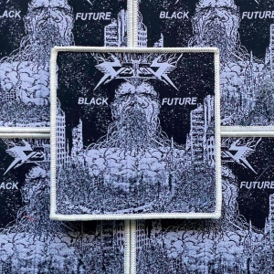 Naszywka Tkana VEKTOR - Black Future [white]