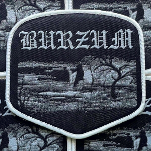 BURZUM - Burzum [white] -- Woven Patch