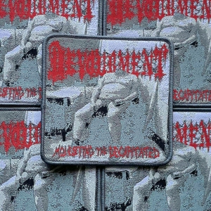 DEVOURMENT - Molesting the Decapitated [grey] -- Woven Patch