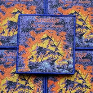 SAVATAGE - The Wake of Magellan [blue] -- Woven Patch