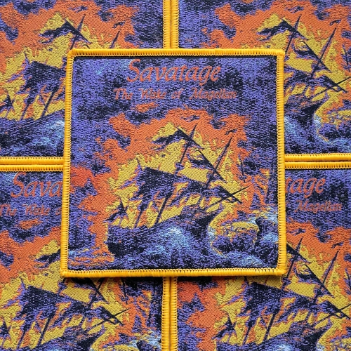 SAVATAGE - The Wake of Magellan [yellow] -- Woven Patch.jpg