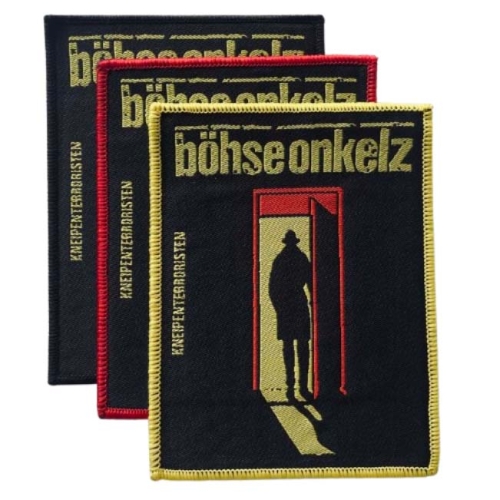 BOHSE ONKELZ - Kneipenterroristen [colors] -- Woven Patch wbg.jpg