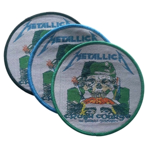 METALLICA - Crash Course in Brain Surgery [colors] -- Woven Patch