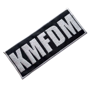 KMFDM - Logo [iron on] -- Embroidered Patch
