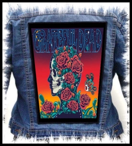 THE GRATEFUL DEAD - Roses -- backpatch