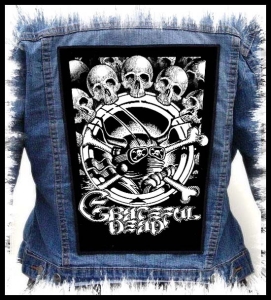THE GRATEFUL DEAD - Skulls -- backpatch