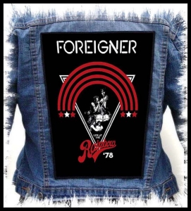 FOREIGNER - Live At The Rainbow 78 -- backpatch