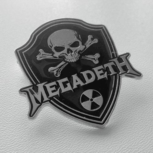 MEGADETH - Skull Shield -- Metal Pin.jpg