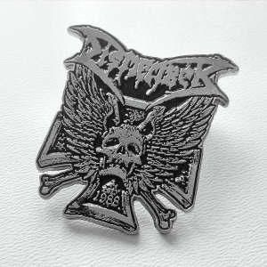 DISMEMBER - Winged Skull -- Metal Pin