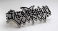 SACRAMENTUM - Logo --- metal pin.JPG