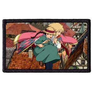 Naszywka Howl’s Moving Castle - Flying over the city