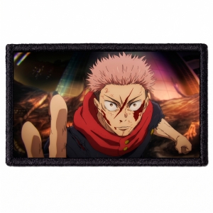 Naszywka Jujutsu Kaisen - Bloodied Yuji Itadori in battle