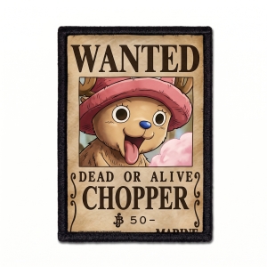 Naszywka One Piece - Chopper Wanted Dead or Alive poster