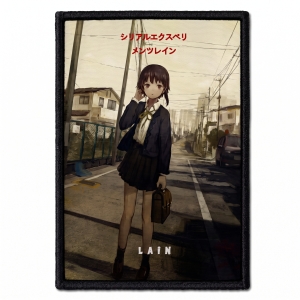 Naszywka Serial Experiments Lain - Lain on a street with power lines