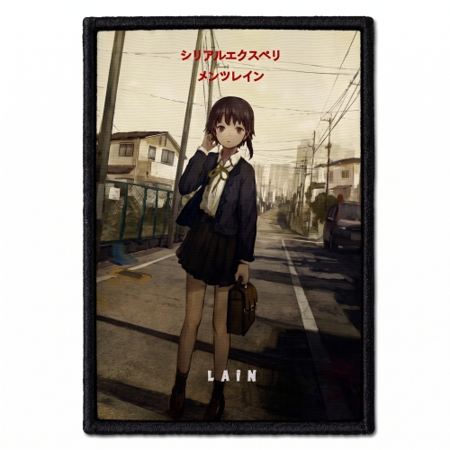 Serial Experiments Lain - Lain on a street with power lines -- Patch.jpg