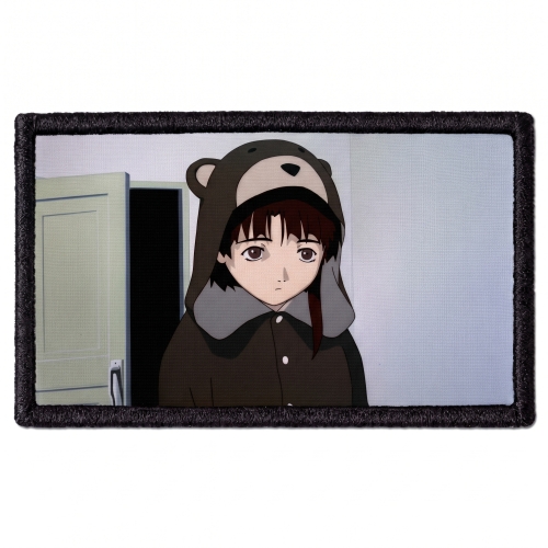 Serial Experiments Lain - Lain wearing bear kigurumi in a room -- Patch.jpg