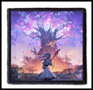 Naszywka FRIEREN BEYOND JOURNEYS END - Purple Tree