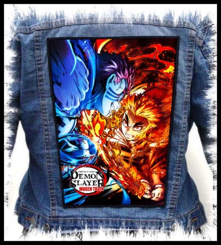 DEMON SLAYER -  Mugen Train Rangoku vs Akaza -- Backpatch.jpg