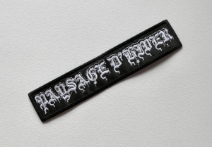 PAYSAGE D'HIVER - Logo [white] --- Embroidered Patch