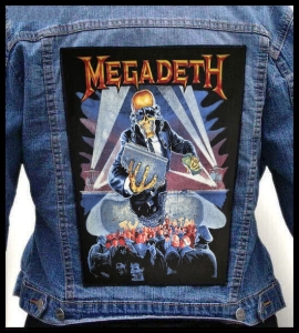 MEGADETH - Berlin Wall -- Backpatch