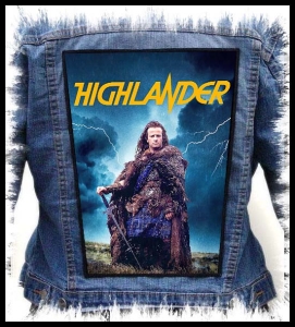 HIGHLANDER - Movie Poster #2 -- Backpatch