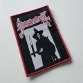 GRAUSAMKEIT - Satan's Addicktion &amp; Pure Madness [red] -- Woven Patch.JPG