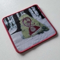 MOONSORROW - Kivenkantaja [red] -- Woven Patch.JPG