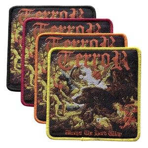 TERROR - Always the Hard Way [colors] -- Woven Patch
