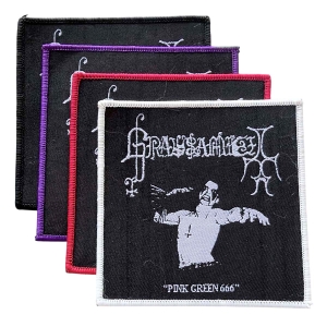 GRAUSAMKEIT - Pink Green 666 [colors] -- Woven Patch