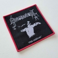 GRAUSAMKEIT - Pink Green 666 [red] -- Woven Patch.JPG