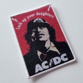 AC DC - Lock up your Daughters [white] -- Woven Patch.JPG