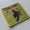 CIRCLE JERKS - Skank Kid [yellow] -- Woven Patch.JPG