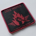 SOILWORK - Stabbing the Drama [red] -- Woven Patch.JPG