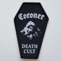 CORONER - Death Cult [black] -- Woven Patch.JPG