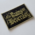 RUINS OF BEVERAST - Logo [gold] -- Woven Patch.JPG