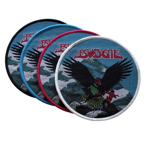 BUDGIE - Never Turn your back on a Friend [colors] -- Woven Patch-wbg.jpg