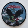 BUDGIE - Never Turn your back on a Friend [black] -- Woven Patch.JPG