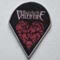 BULLET FOR MY VALENTINE - Skull Heart [grey] -- Woven Patch.JPG