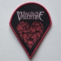 BULLET FOR MY VALENTINE - Skull Heart [red] -- Woven Patch.JPG