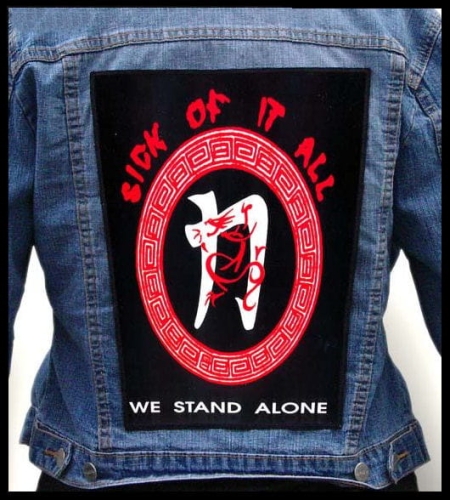 SICK OF IT ALL - We Stand Alone -- Backpatch.jpg